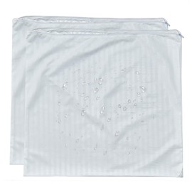 Feather Proof Euro Pillow Protectors 28x28 Waterproof Cover for Goose Down Square Throw Pillows 2 Pack