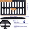 DuuMuut Cast Iron Drain Grate, 20x12 Outdoor Drain Cover, A