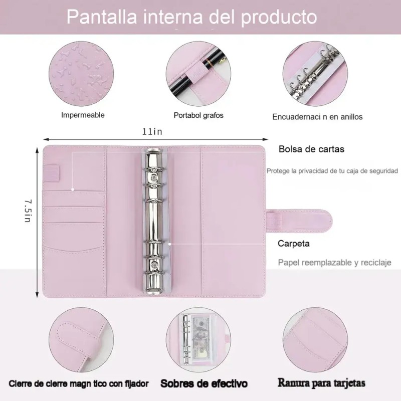 Agenda 2026 MKLqb HHYsy Agenda 2026 101-MKLQB color rosa