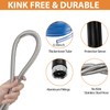Sutekus Stainless Steel Metal Garden Hose 15FT, Flexible and Kink-Free