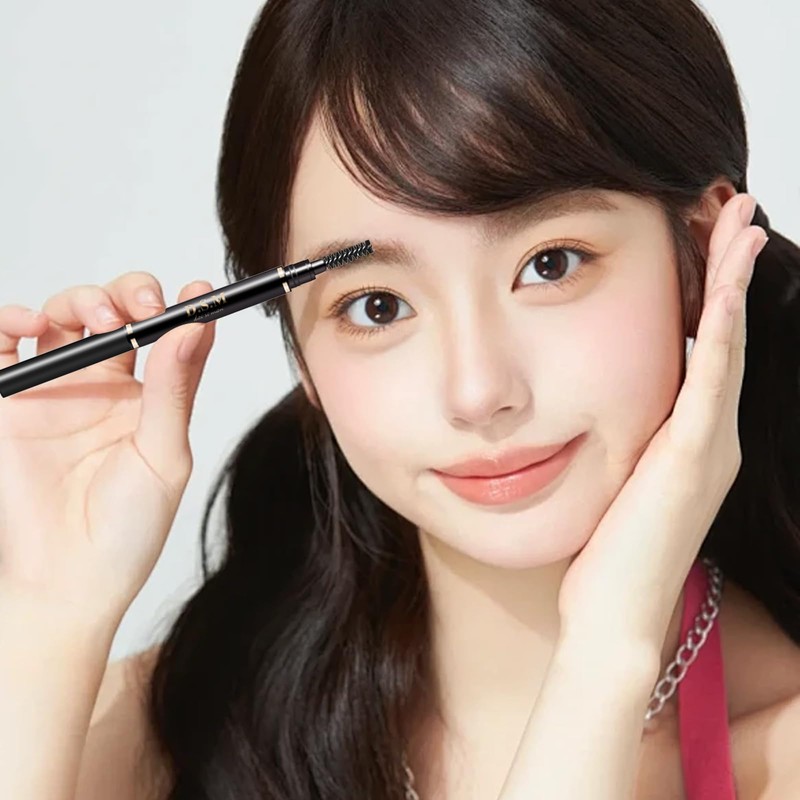 aopoka Eyebrow Pencil with Screw Brush for Sensitive Skin Beginners
