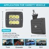 Dasen LED Light w/Wiring Mount Bracket kit Rear Roll Cage