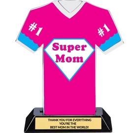 DINN BROS Super Mom Trophy with Free Engraving