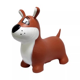 MegaFun USA New - MegaFun USA JumPets Bouncer - Buster the Dog (Brown) - Ages 3+ | 1 player