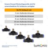 Lumonic I PU Hose Throttle Check Valve with Connector I