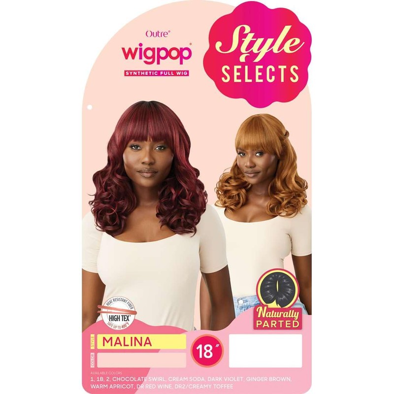 Outre Wigpop - Style Selects - Malina (DARK VIOLET)