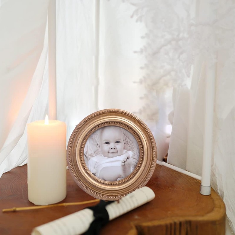 3 x 3 Picture Frames,Round