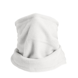 Winter Outdoor White Fleece Men Snood Neck Tube Scarf Biker Ski Bandana Gaiter Beanie Hat for Mens Womens