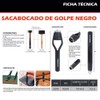 Dogo Tuls GE2011 Sacabocado Puente, color Negro, 1"