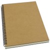 YUREE Spiral Notebook/Spiral Journal Lined, B5 Hard Kraft Cover Wire