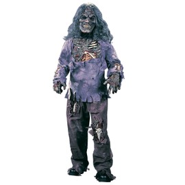 Fun World Complete Zombie Costume, Small 4-6, Multicolor