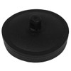 sourcing map 52mm Diameter Water Sink Black Rubber Disposal Stopper