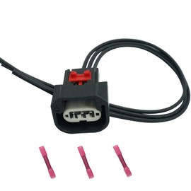 Micarun 3 Wires Front Turn Signal Light Connector Wiring Harness Pigtail Plug Fit for Jeep Patriot 2009-2017 Chrysler 300 Dodge Ram 2008-2010 Jeep Replaced OE 7287-0955, 68064998AA, 645-943