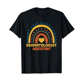 Dermatologist Assistant Boho Rainbow Dermatology Skin Care T-Shirt
