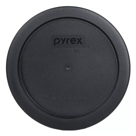 Pyrex 7201-PC 6" Black Round Plastic Storage Cover Lid New for 4 Cup Glass Bowl