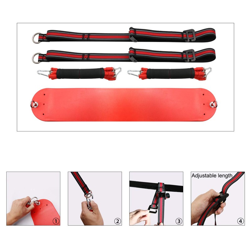 SYNTECSO 440 Lbs Pull Up Assistance Bands - Heavy-Duty Pull