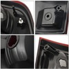 labwork Left and Right Pair Tail Lamp Lights Black Tinted