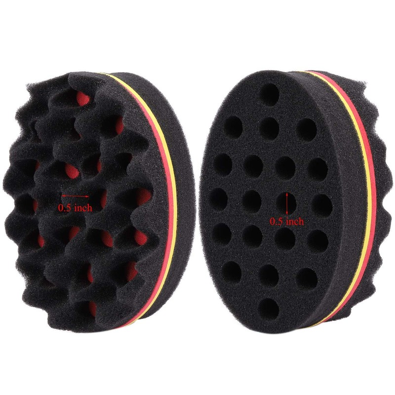 3 Pcs Hair Sponge for Curls and Dreads Afros Sponge