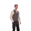 Scully Rangewear Men's Canvas Vest Gun Metal Large