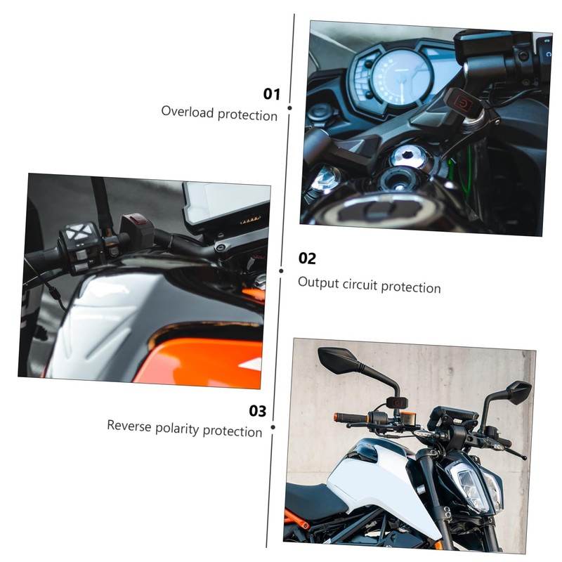 Outanaya Motorcycle Handlebar Switch Off Push Button Light Control for