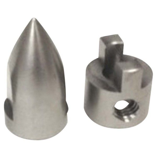 Hot Racing SPN05PN Ss Conical Bullet M4 Prop Nut & Drive Dog Tra M41 Dcb Spartan