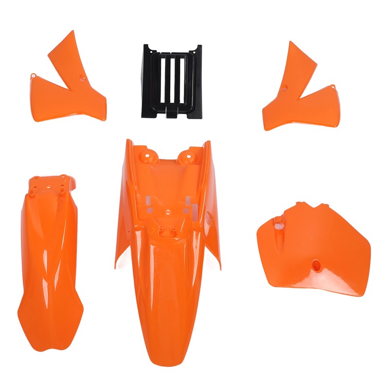 Motorcycle Fairing Cover Kit Orange Front Wheel Mudguard Splash Guard