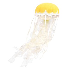 Double Bread Realistic Jellyfish Stuffed Animal, Cute Jellyfish Plush Toy for Birthday Room Decor, Sea Animal Jellyfish Collection Gift for Boys and Girls(Yellow)…