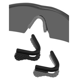 Replacement Nosepieces Nose Pads for Oakley M Frame Series Sunglass - Gray + Black