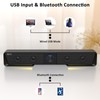 Jeecoo A40 PC Speakers Computer Sound Bar for Desktop Monitor