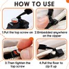 Universal Zip Repair Kit, Removable Replacement Zipper for Zip, Zip