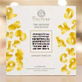 Couture Creations Metal Cutting Die ARTISTRY COLLECTION ALPHABETS