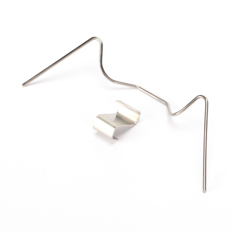 100pcs Greenhouse Glazing Clips Stainless Steel Z Fixing Clips W
