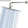 NearMoon Rain Shower Head, High Flow Stainless Steel Square Rainfall