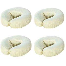 Fitted Cover for Massage Table Made of Cotton Includes 4 x Headrest Covers - Lounger Cover for Massage Bench and Neck Pillow