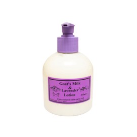 Goats Milk and Lavender Moisturising Lotion 300ml by Elegance Natural Skin Care Made In Small Batches By Family Business