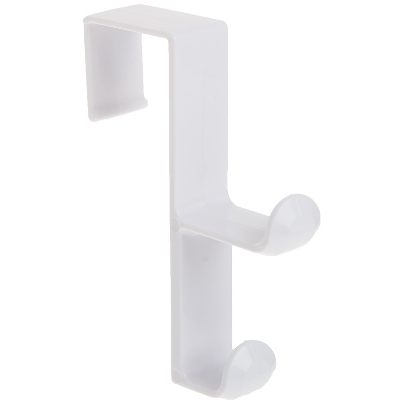 iDesign Over Door Double Hook for Closet, Bathroom, or Dorm,