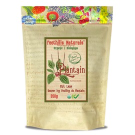 Foothills Naturals Plantain Leaf Cut, Organic 350g Plantago Major 200+ Servings