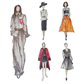 MIJIU Waist Belt Women's Elastic Wide Adjustable with Alloy Buckle / 7.5 cm. - red