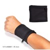 Grandios GD-WSBANPOCKET Wristband, Quick Drying, Includes Pockets, Storage for Running