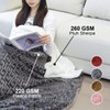 CMY Reversible Sherpa Soft Warm Large Sofa Bed Extra Soft