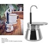 Moka Pot Stainless Steel Italian Type DIY Large Capacity Light