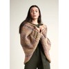 Wendy Super Chunky Knitting Pattern for Ladies Cocoon Wrap Cardigan