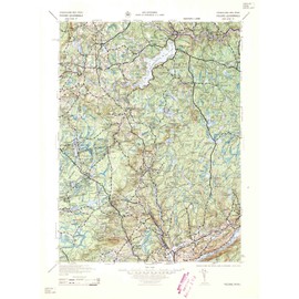 Pennsylvania Maps - 1959 Pocono, PA - USGS Historical Topographic Wall Art : 18in x 24in, Large Wall Art Map