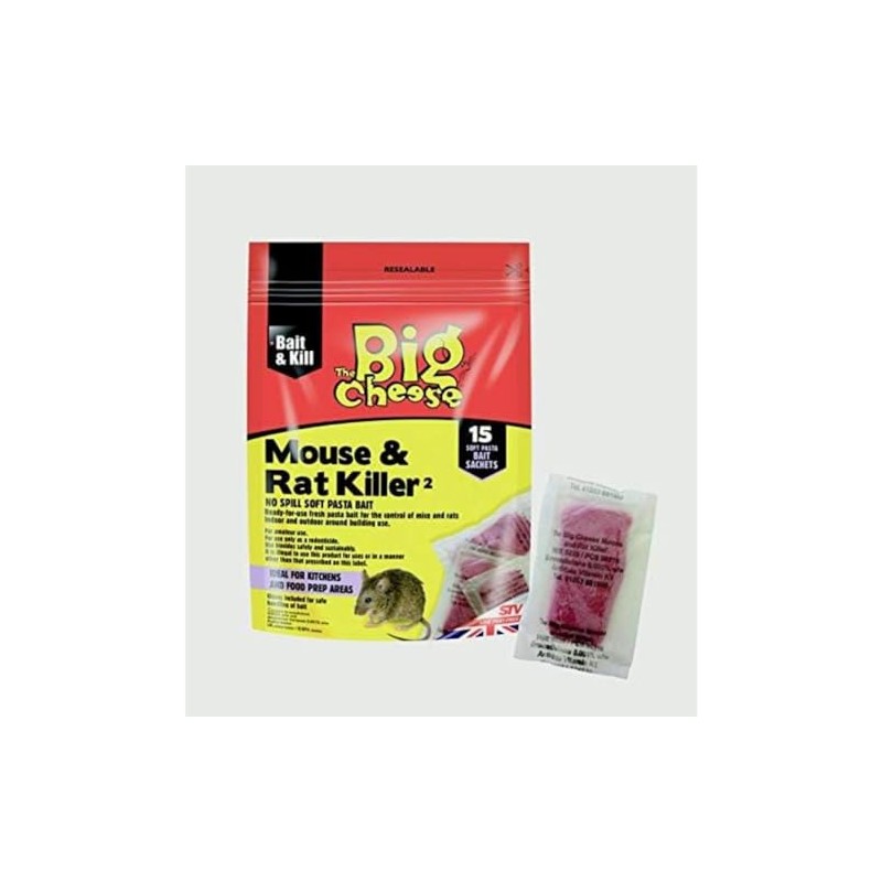 The Big Cheese Mouse & Rat Killer Pasta Sachet -