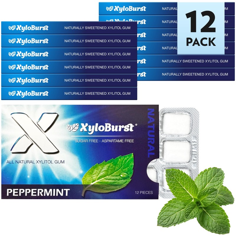 XyloBurst Gum | Xylitol Chewing Gum | Sugar Free, Gluten