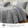 YIYEA Faux Fur Comforter Set King Size, Luxury Ultra Soft