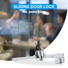 PATIKIL 12 Pack Sliding Glass Door Ratchet Lock with 24