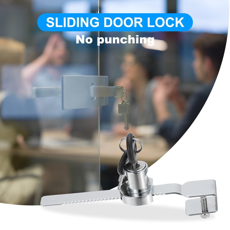 PATIKIL 12 Pack Sliding Glass Door Ratchet Lock with 24