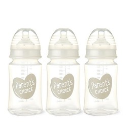 Parent's Choice Wide Neck Bottles, 3 Pack, 9 fl oz