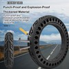 Bicycle Solid Tire 14x2.125, Rubber Airless Honeycomb Tires, 14 Inch
